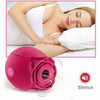 JUGUETE ROSA PARA MUJERES, FLOR ROSA IMPERMEABLE RECARGABLE LAVABLE DE 10 VELOCIDADES MEJOR
