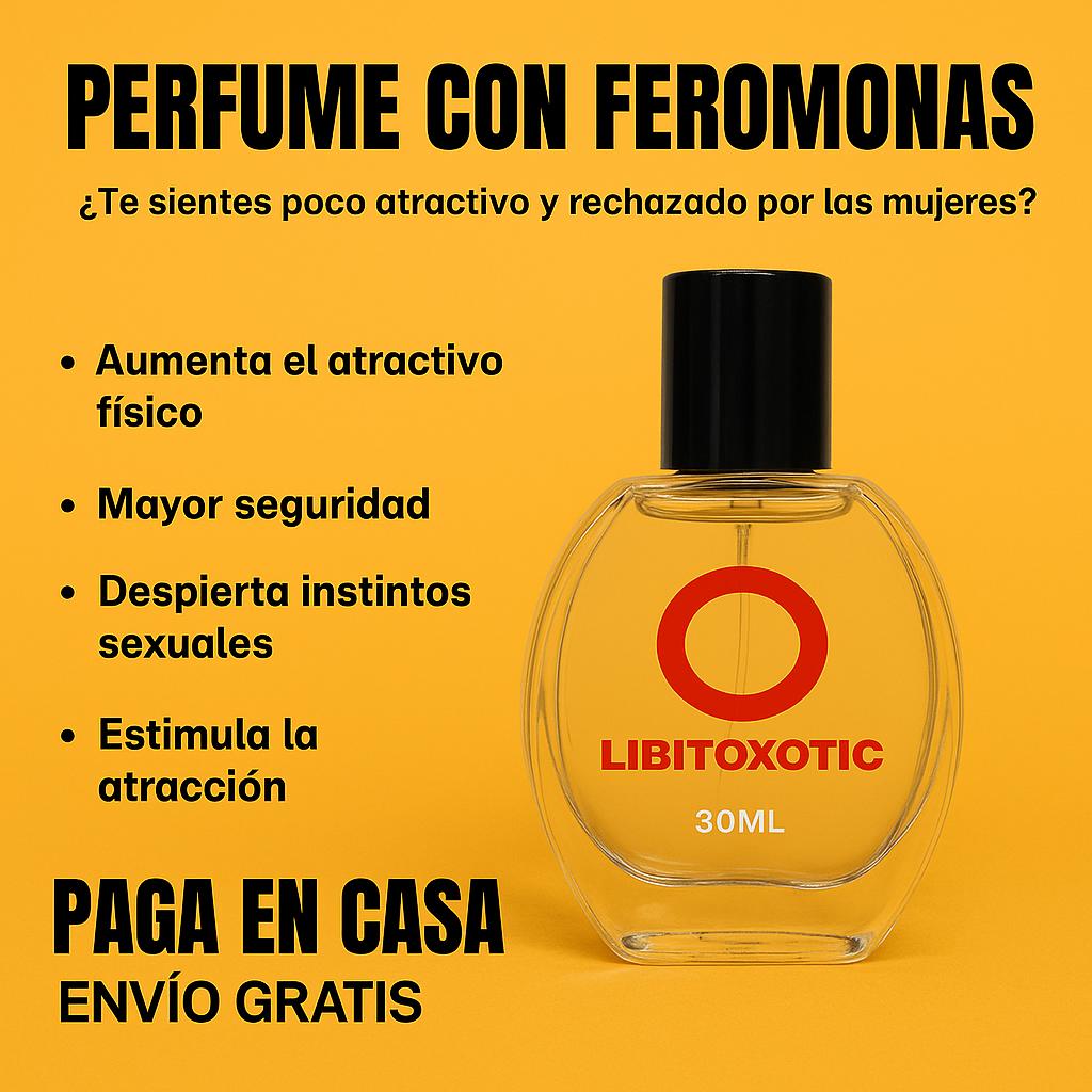 PERFUME DE FEROMONAS LIBIDHOT VERSIÓN 2.0 MEJORADA