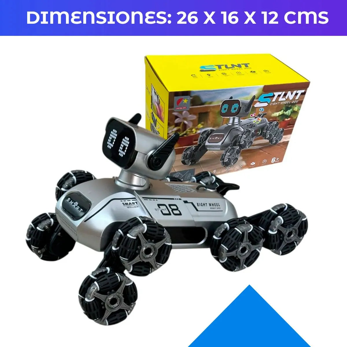 PERRO ROBOT DE ACROBACIAS