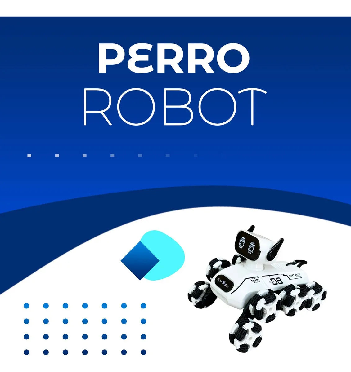 PERRO ROBOT DE ACROBACIAS