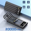 Power bank con carga solar 20.000mah